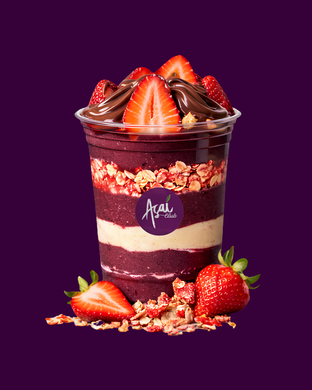 Açai Romântico tamanho ajustado á foto