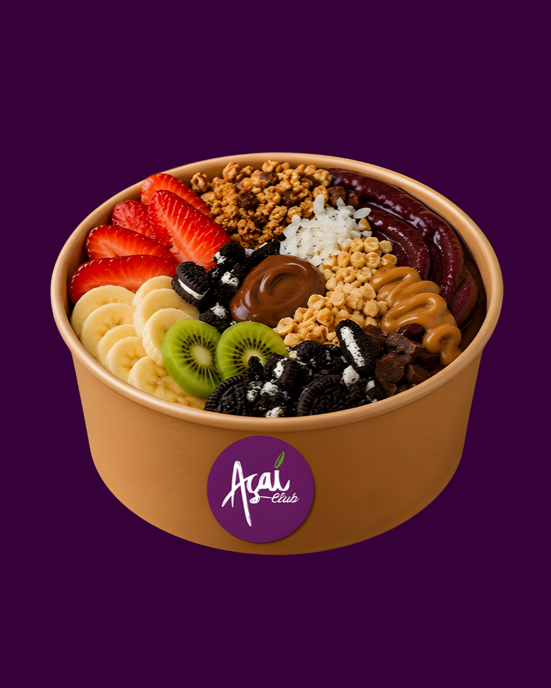 Bowl Oreo roxo escuro